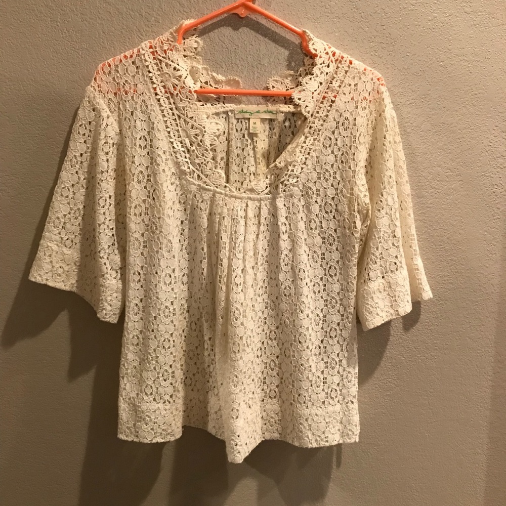 Urban Outfitters Scalloped Lace top